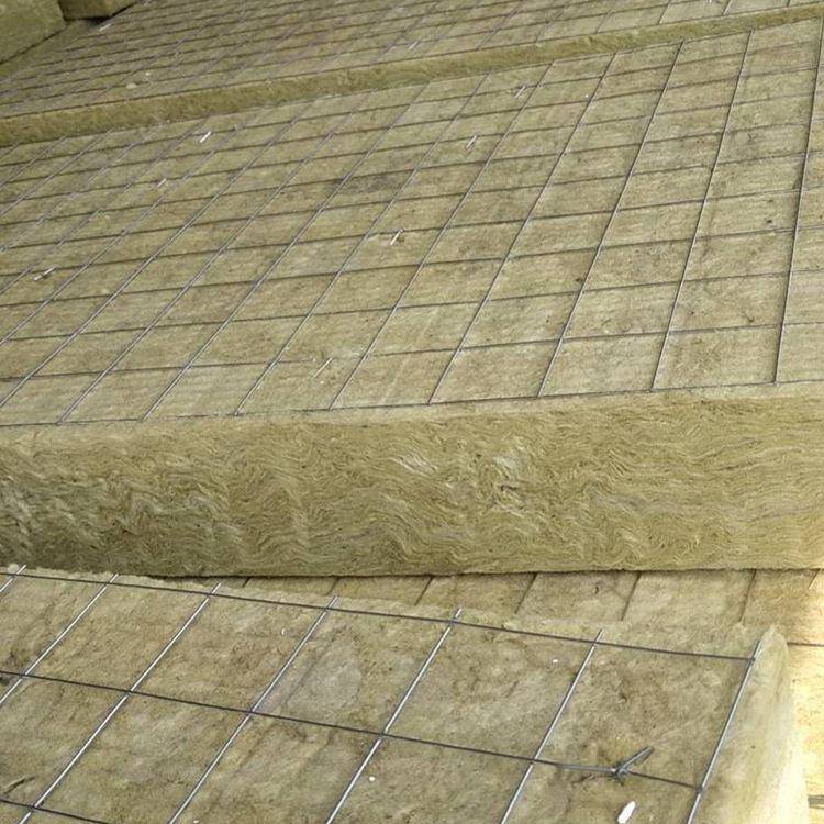 岩棉复合板外墙防火保温岩棉板隔音憎水隔热屋顶岩棉保温板
