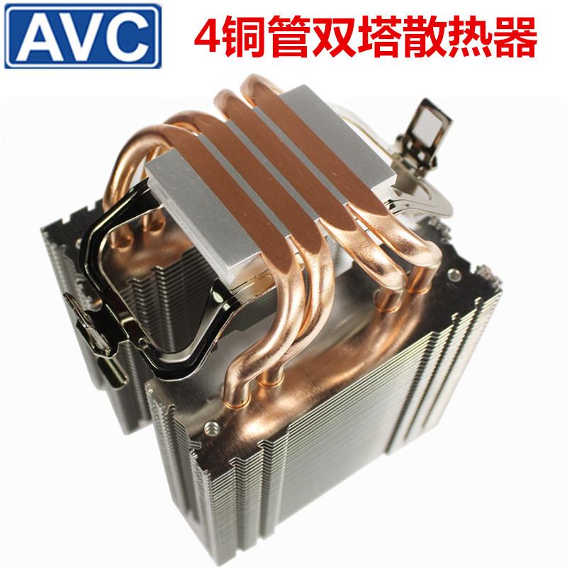 AVC 4铜管cpu散热器超静音1155AMD2011针cpu风扇1366台式机X79X58-封面