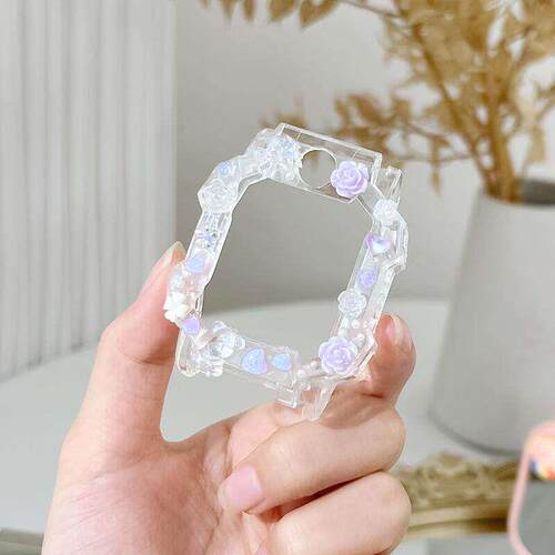 适用小天才电话手表N3U3D2A表带儿童Z10Z9海洋花diy保护壳套Z6Pro