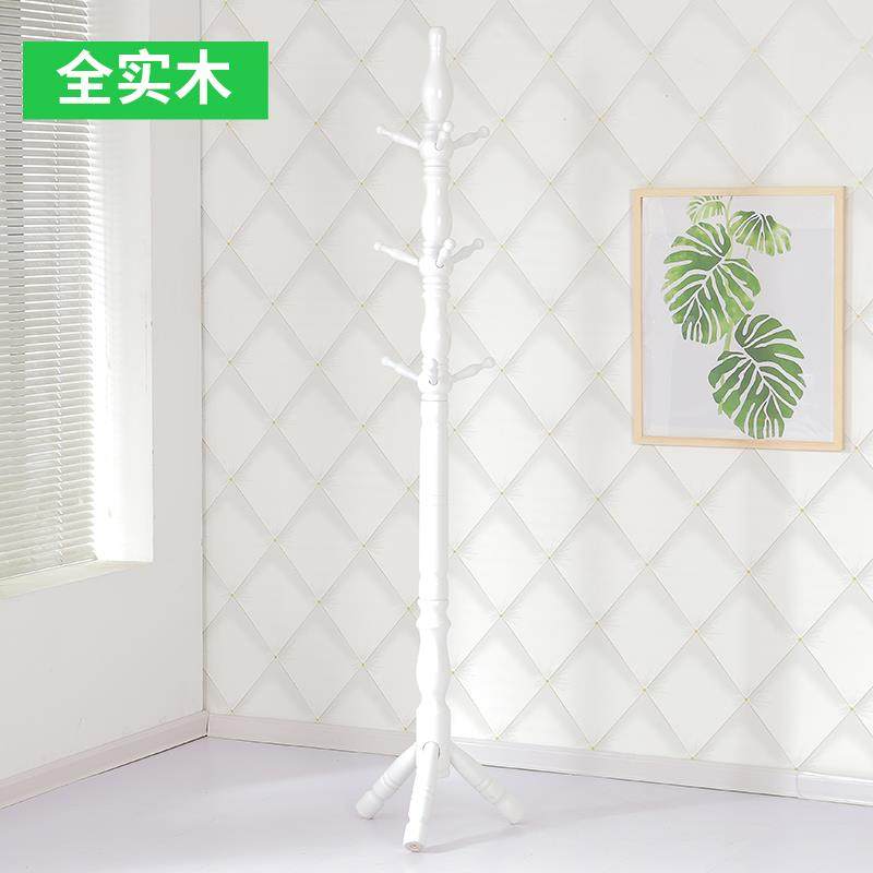 高档实木衣帽架家用卧室落地衣挂架单式简易衣服架杆子置衣架约包