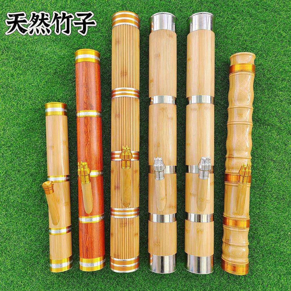 云南竹子水烟筒天然金竹过滤竹节大号水烟斗破竹水烟具老式烟袋