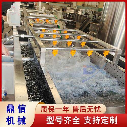 全自动红枣清洗机不锈钢果蔬气泡清洗机玉米粒清洗加工设备厂家