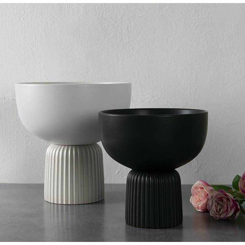 热推 新中式蝴蝶兰专用花盆 现代简约高端花瓶陶瓷家用兰花盆器