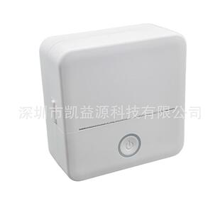 携式 口签袋打印机不干胶打印纸照标片热敏打印机机mi便niprin白色