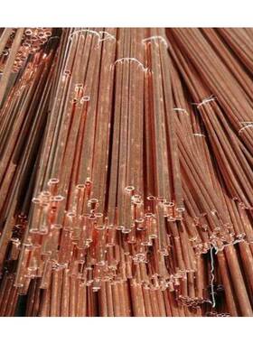 厂家供应CXE毛T2铜管紫紫空铜直管镀锡翅片紫铜管细紫铜管调铜管