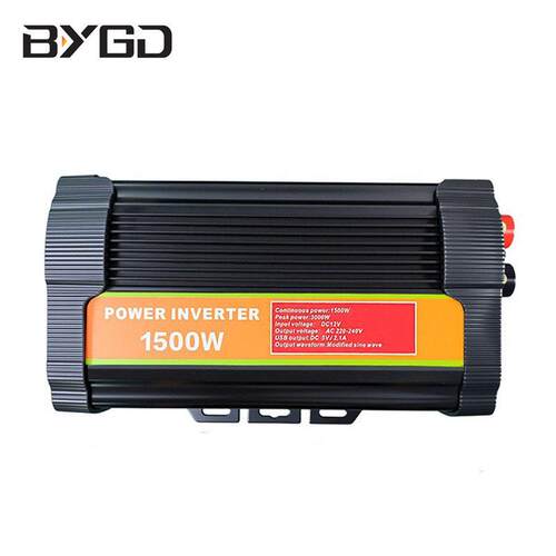 源头厂货足功率1500w逆变器美规12v/24v转220v家用太阳能逆变器