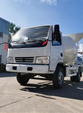 建筑施工小型混凝土搅拌车3方4方水泥搅拌罐车轻巧转弯灵活