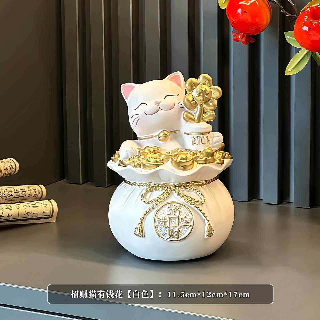 高档财猫客厅摆发轻奢件高档电视柜招桌面玄关财创意装饰用品乔迁,家居饰品,装饰摆件,淘宝优惠券,粉丝福利购,淘宝优惠卷