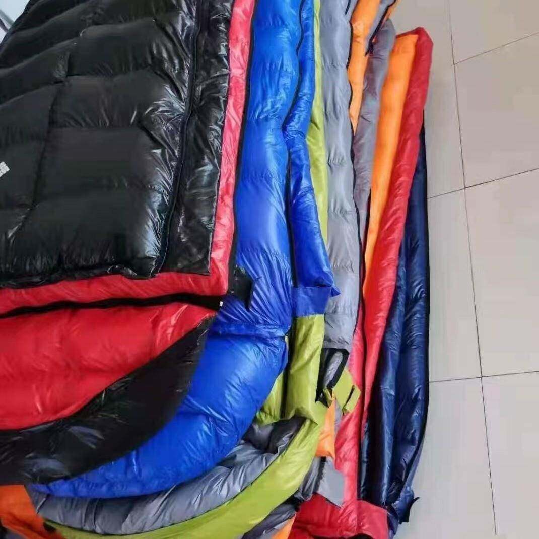 羽绒睡袋壳自充半成品睡袋皮信封款单人木乃伊双人加大伸手情侣款