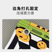 跨境足球训练垫悬挂式 鸡眼打孔加厚减震静音垫室内足球打击垫定制