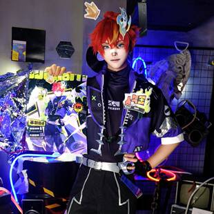 孙策cos服王者荣耀cosplay孙策时之奇旅cos服装假发鞋子二次元
