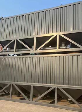 混凝土搅拌站用卧式水泥仓集装箱式水泥储料仓50立方卧式水泥仓