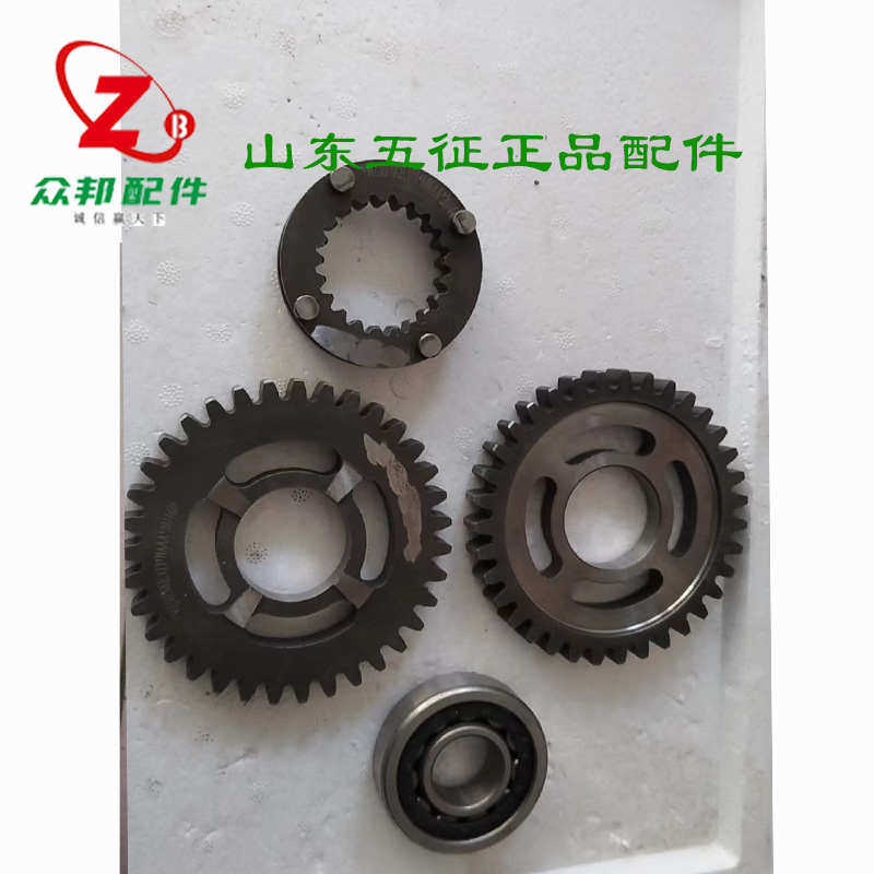 五征三轮摩托车原厂配八档后桥变速箱齿轮305E轴承高低速后桥齿轮