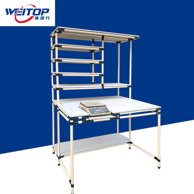 快递打包台物流仓库精益线棒分拣台电商打包台精益管线棒操作台,五金/工具,工作台/防静电工作台/重型工作台,淘宝优惠券,粉丝福利购,淘宝优惠卷