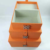 厂家直销现代简约皮质收纳盒.衣帽间.样板房摆件装 饰收纳盒可厂家