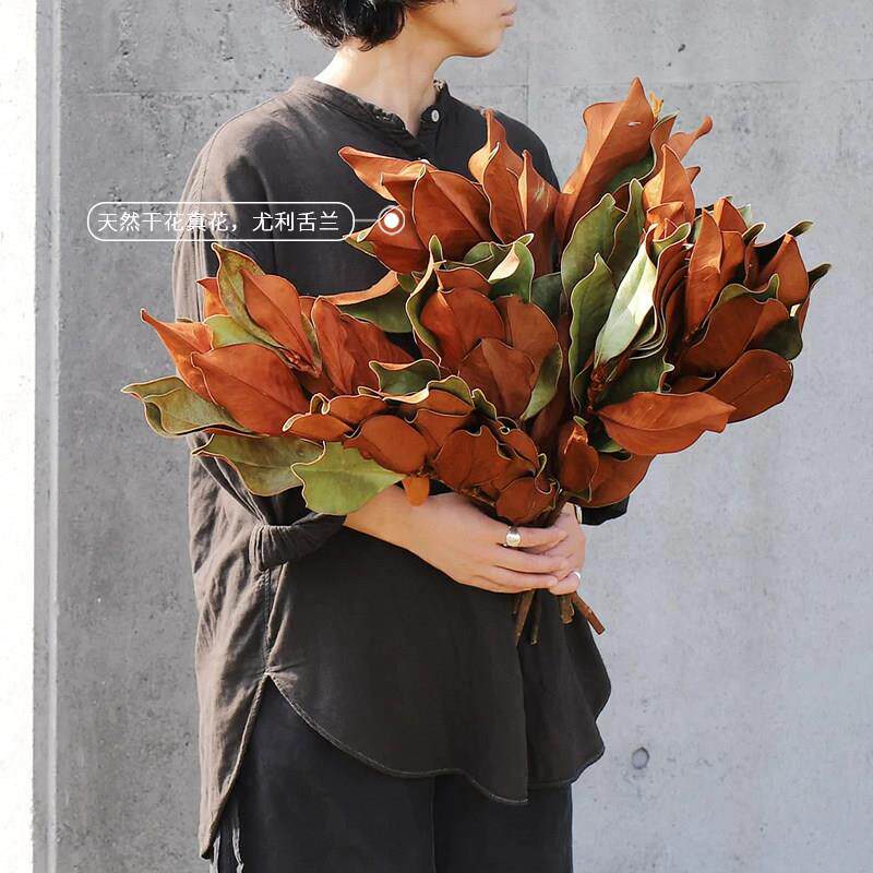 久伴天然干 干燥花永生花花束真花树枝客厅桌面装饰摆饰侘寂中古