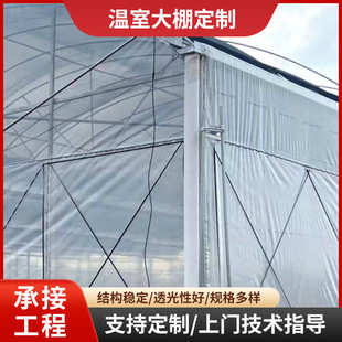 薄膜温室大棚连栋大棚骨架钢管花卉冷棚暖棚葡萄草莓种植遮阳棚
