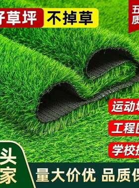 仿真草坪加厚加密草皮幼儿园庭院户外地毯草阳台草坪绿地仿真隔热