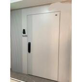 无限景源头静音子母新款 工厂尺寸系统防盗门入户门智能一门一加大