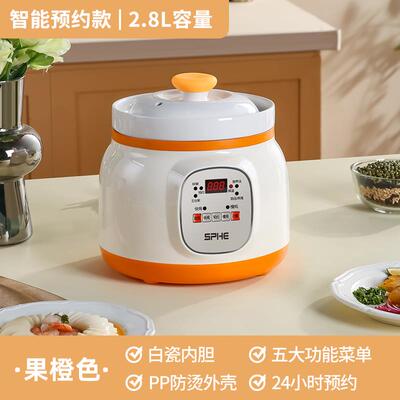正品新快煮炖电款炖锅锅电炖盅全自动家用煲粥汤锅陶瓷养生锅煮粥