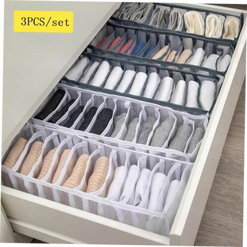 rwear Storage Box Foldable Ties Shorts Meas Drawer Organizer