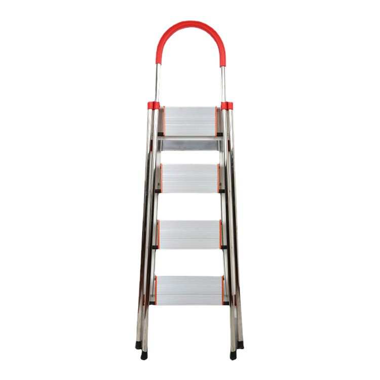 工厂直供三四五六步家用轻便可折叠铝合金梯子防滑楼梯间可移动