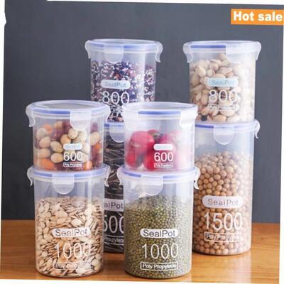 Food storage box fridge sealed container box can bean bottle