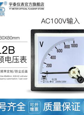6L2B 1000V/100V 1500V 2000V 3000V4000V中频炉电压表指针ACcp80