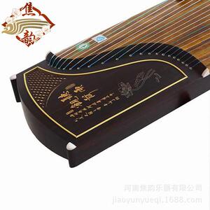 焦韵古筝厂家新款黑檀色金粉多图混批乐器