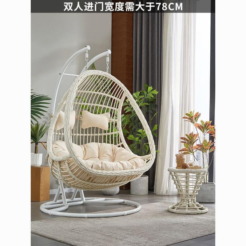 吊篮椅子室内家用秋千摇篮庭院吊椅客厅吊椅卧室网红鸟巢户外藤椅
