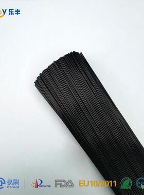 黑色PA66圆形直丝 0.8x1220mm