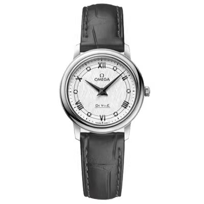 [9.8新]欧米茄碟飞手表女款表径27mm石英腕表424.13.27.60.52.002