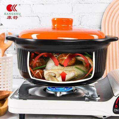 Clay pot, heat-resistant ceramic soup pot, stone pot砂锅石锅