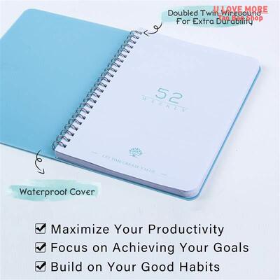 A5 Agenda Planner Notebook Secret Diary Weekly Goal Habit Sc