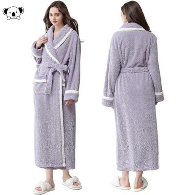 Y 13200 Women Loungewear Bathrobe Cozy舒适浴袍