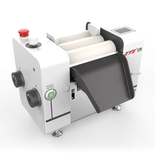 实验室三辊研磨机小型白色小屏氧化锆精密三辊机