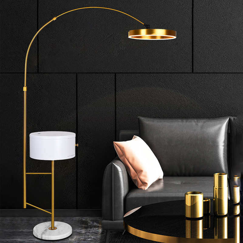 简约现代钓鱼落地灯个性创意客厅时尚落地灯卧室床头柜灯一体,家装灯饰光源,装饰落地灯,淘宝优惠券,粉丝福利购,淘宝优惠卷