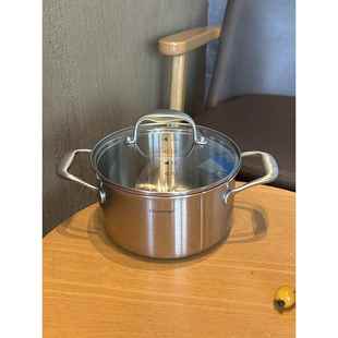 热品迷你汤锅加厚三层钢304不锈钢婴儿辅食奶锅煮面条早餐辅食锅