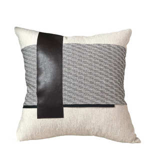 现代简约厚实稳固加厚布料沙发客厅床头靠枕套抱枕套靠背坐垫套批