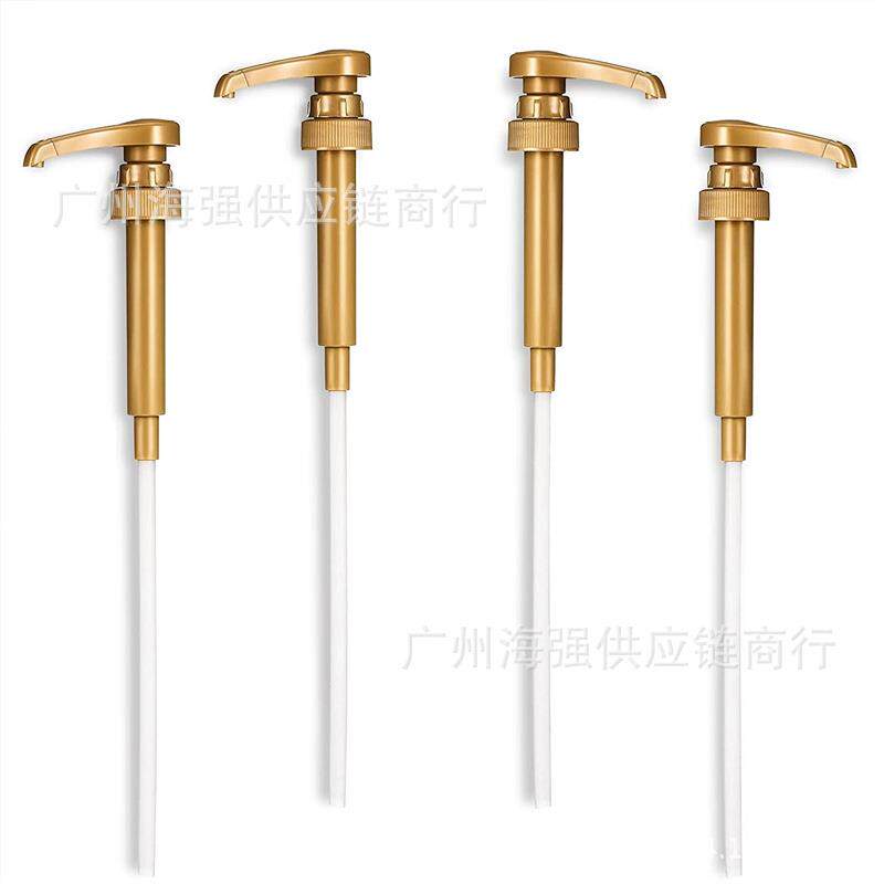 28/400莫林糖浆压嘴泵头 亚马逊跨境果酱果糖瓶子按压器泵头