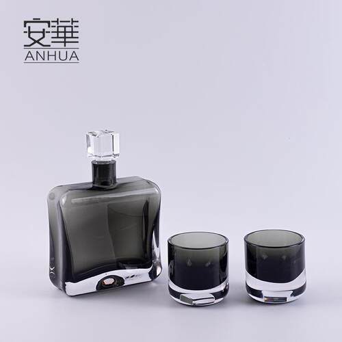 安华高端艺术玻璃酒具酒杯套装高级醒酒器分酒壶酒杯家用现货