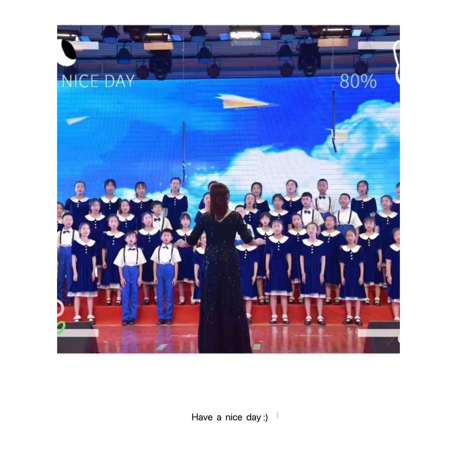 正品六一儿童合唱服诵琴中小学生诗朗比赛合钢表演大唱团演出服装