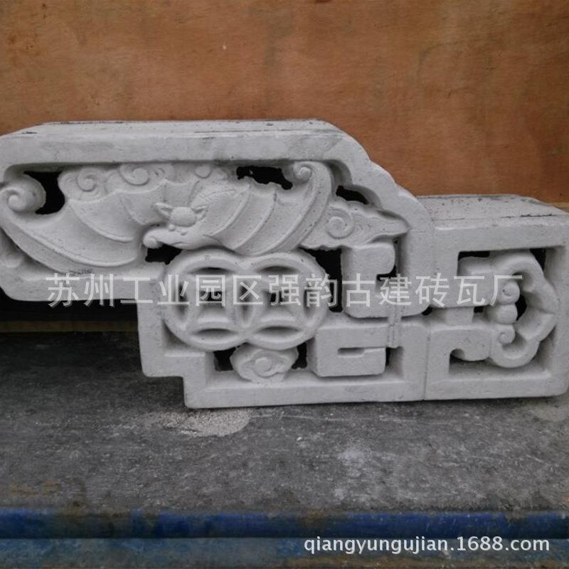 仿古青瓦脊瓦花脊青瓦古建筑门头瓦屋脊瓦混凝土屋脊回纹脊