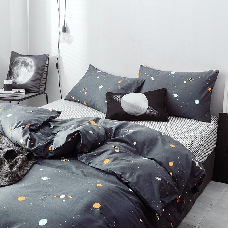 高档北风棉斜纹纯四件套10全棉学生宿舍床单30件套欧卡通床上用品