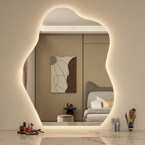 异云形朵能镜子防雾卫妆生间智镜XCT子卧室梳镜壁挂挂墙镜子