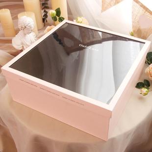 高档超大透大明礼物箱子放礼服鞋 盒容量礼品盒空盒感礼物 盒包高装