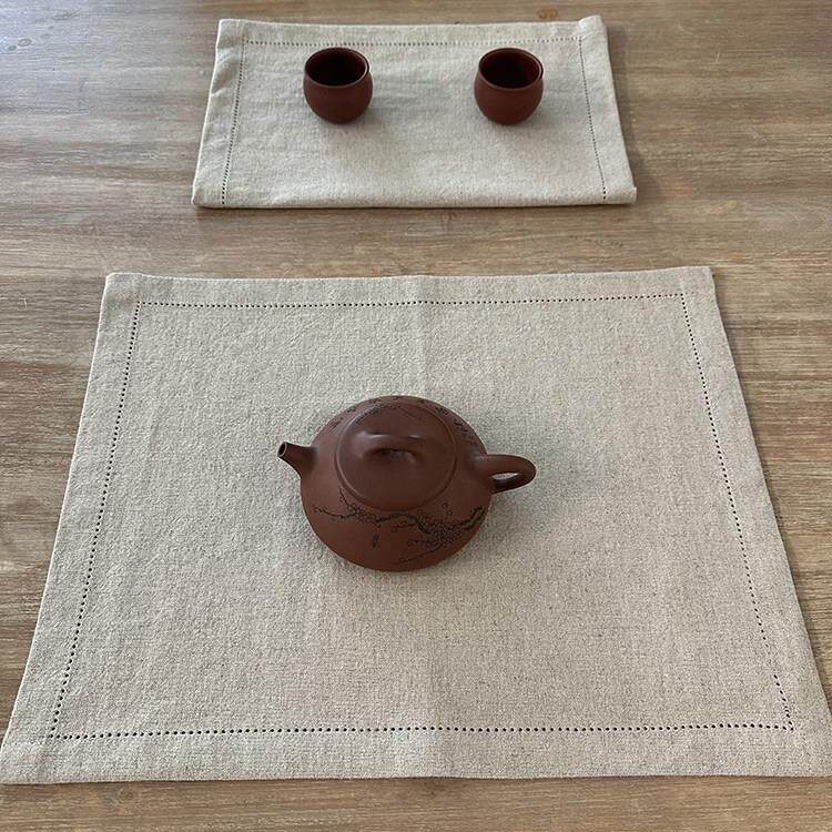 家居好物 9支加厚雨露汉麻茶水巾隔热垫桌旗床旗