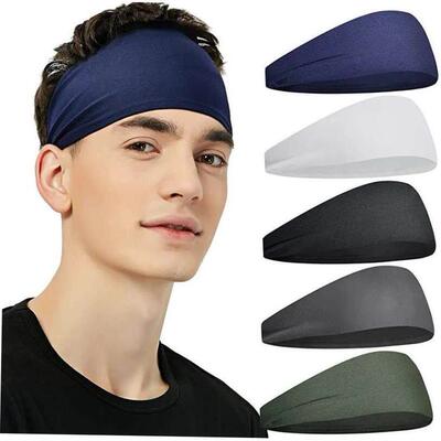 Moisture Wicking Workout Headband Sweatband for Running Yoga