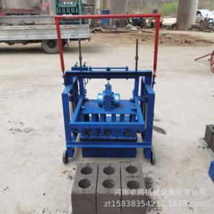 小型空心砖制造机械路边石块铺路制砖机柴油机液压空心水泥砌块机