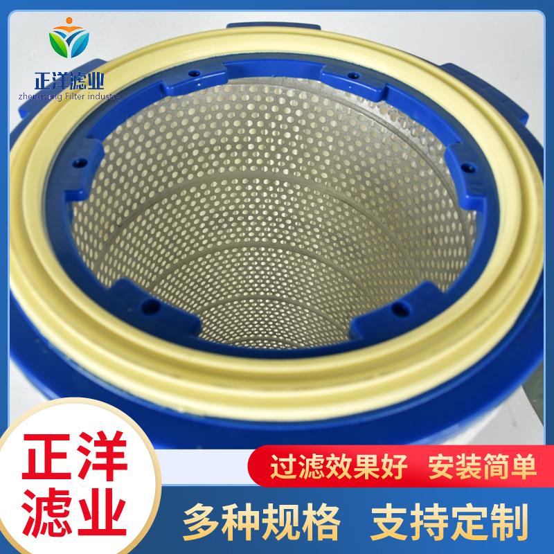 六业耳除尘化滤气芯20x500抛丸机粉尘过六耳快拆滤滤筒空净工粉尘